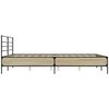 vidaXL Bed Frame without Mattress Sonoma Oak 160x200 cm