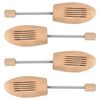 vidaXL Shoe Trees 2 Pairs EU 43-46 Solid Wood Lotus