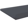 vidaXL Floating Shelf 2 pcs Anthracite 100 x 18 x 2.5 cm Steel