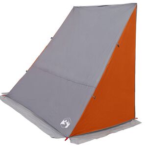 vidaXL Tailgate Tent 190 x 150 x 185 cm Grey and Orange Taffeta