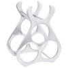 vidaXL Wine Rack Silver 23 x 14 x 28 cm Aluminium