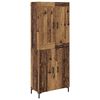 vidaXL Highboard 2 pcs Old Wood 69.5 x 34 x 180 cm Engineered Wood