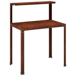 vidaXL Potting Table 100 x 50 x 104 cm Weathering Steel Rusty