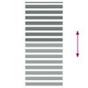vidaXL Zebra Blind Dark Grey 105x230 cm Fabric Width 100.9 cm Polyester