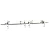 vidaXL Sliding Door Hardware Kit 183 cm Stainless Steel Silver