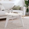 vidaXL Table Top Round White &Oslash;60x3 cm Solid Wood Pine