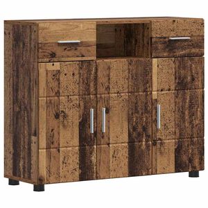 vidaXL Wooden Cabinet Old Wood 88.5 x 30.5 x 73 cm Engineered Wood
