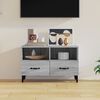 vidaXL TV Cabinet Grey Sonoma 80x36x50 cm Engineered Wood