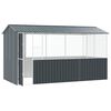 vidaXL Bird Cage Anthracite 410 x 210 x 230 cm Galvanised steel