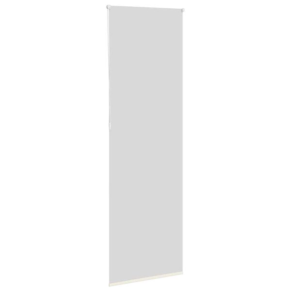 vidaXL Roller Blind Blackout Off White 85x210 cm Fabric Width 80.7 cm Polyester