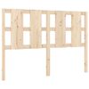vidaXL Bed Headboard 145.5x4x100 cm Solid Wood Pine