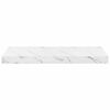 vidaXL Wall Shelf White Marble 60 x 23 x 4 cm Engineered Wood
