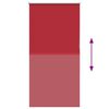 vidaXL Roller Blind Blackout Red 85x175 cm Fabric Width 80.7 cm Polyester