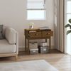 vidaXL Console Table Honey Brown 76.5x40x75 cm Solid Wood Pine
