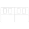 vidaXL Metal Replace Headboard White 150 cm