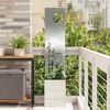 vidaXL Garden Privacy Screen Silver 32 x 150 cm Galvanised steel
