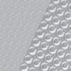 vidaXL Pool Cover Silver 417 cm PE