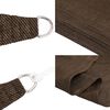 vidaXL Sunshade Sail 160 g/m² Brown 3x4x4 m HDPE