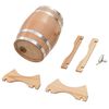 vidaXL Wine Barrel with Tap Solid Oak Wood 6 L