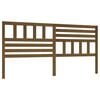 vidaXL Bed Headboard Honey Brown 206x4x100 cm Solid Wood Pine