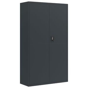 vidaXL File Cabinet | Anthracite | Powder-coated steel | Large | File Cabinet
