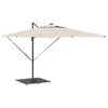 vidaXL Parasol Base Dark grey 100 x 100 x 4 cm Steel