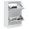 vidaXL Shoe Cabinet White 60x34x96.5 cm Engineered Wood