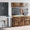 vidaXL Garage Cabinets 2 pcs Smoked Oak Engineered Wood