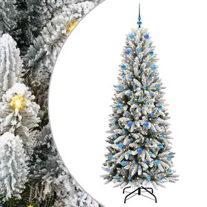 vidaXL Artificial Christmas Tree White 210 cm