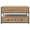 vidaXL Coffee Table Artisan Oak 85 x 50 x 50 cm Engineered Wood
