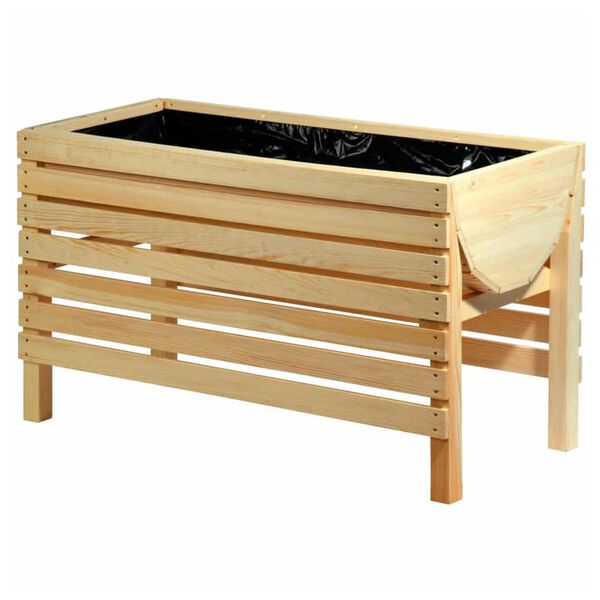 dobar Raised Bed with Planting Foil Natural