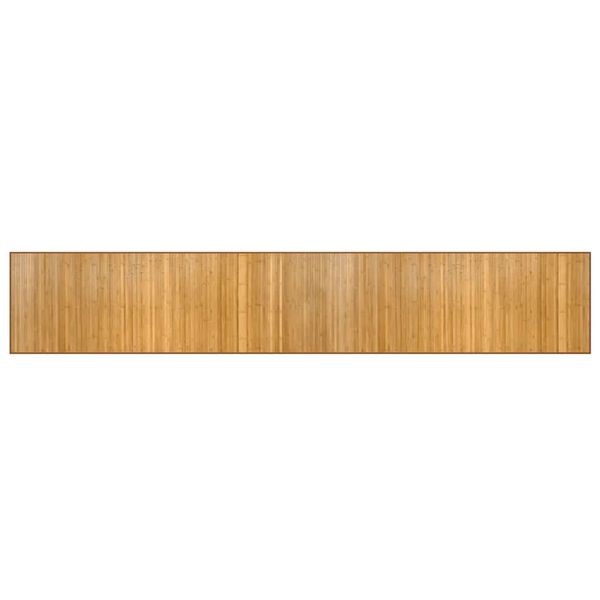 vidaXL Rug Rectangular Natural70x400 cm Bamboo