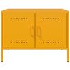 vidaXL TV Cabinets 2 pcs Mustard Yellow 68x39x50.5 cm Steel