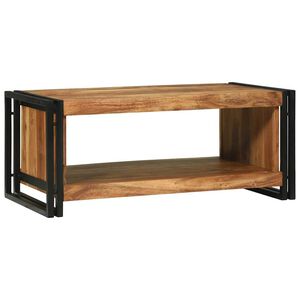 vidaXL Coffee Table Brown 90 x 50 x 38 cm Solid Acacia Wood