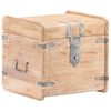 vidaXL Chest 40x40x40 cm Solid Acacia Wood