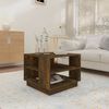 vidaXL Coffee Table Smoked Oak 55x55x43 cm Engineered Wood