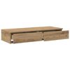 vidaXL Bed Drawers Artisan Oak 75 x 36.5 x 16.5 cm Engineered Wood