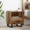 vidaXL Bedside Cabinet Old Wood 40 x 35 x 47.5 cm Engineered Wood