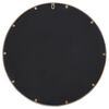 vidaXL Garden Mirror Sand 40x4 cm Iron Round for Outdoor Use