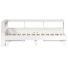 vidaXL Bookcase Bed without Mattress White 90x190cm Solid Wood Pine