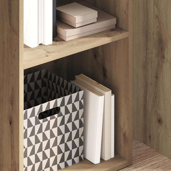 vidaXL Bookcase Artisian Oak 40x30x152 cm Engineered Wood