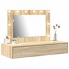 vidaXL Dressing Table Brown 100 x 40 x 70 cm Engineered Wood