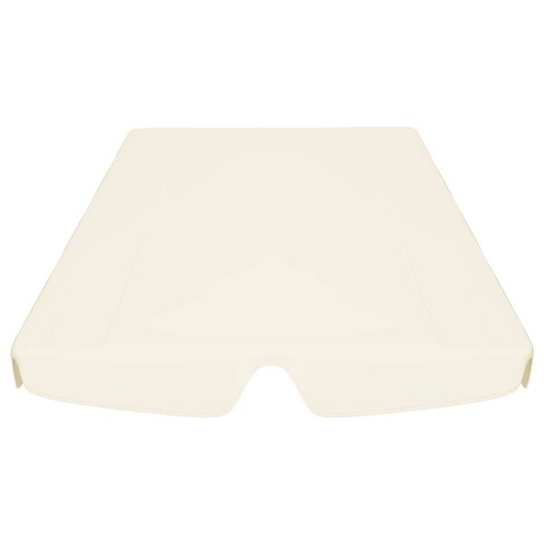 vidaXL Replacement Canopy for Garden Swing Cream 150/130x105/70 cm