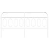 vidaXL Metal Headboard White 160 cm
