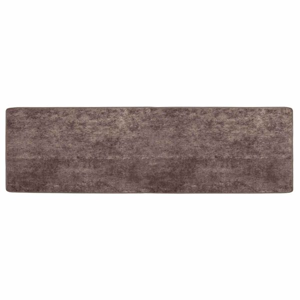 vidaXL Rug Runner MARSA Grey 150 x 50 cm Polyester and PVC