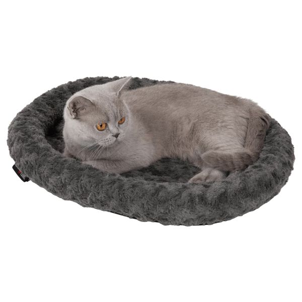 Jack and Vanilla Pet Basket Softy S 55x45x7 cm Rosette Grey