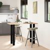 vidaXL Bar Table Legs 4 pcs Black 100-102 cm Steel