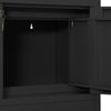 vidaXL Office Cabinet with Planter Box Anthracite 90x40x125 cm Steel