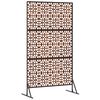 vidaXL Privacy Screen Grey 100 x 50 x 180 cm Weathering Steel