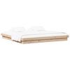 vidaXL Bed Frame without Mattress Solid Wood 200x200 cm